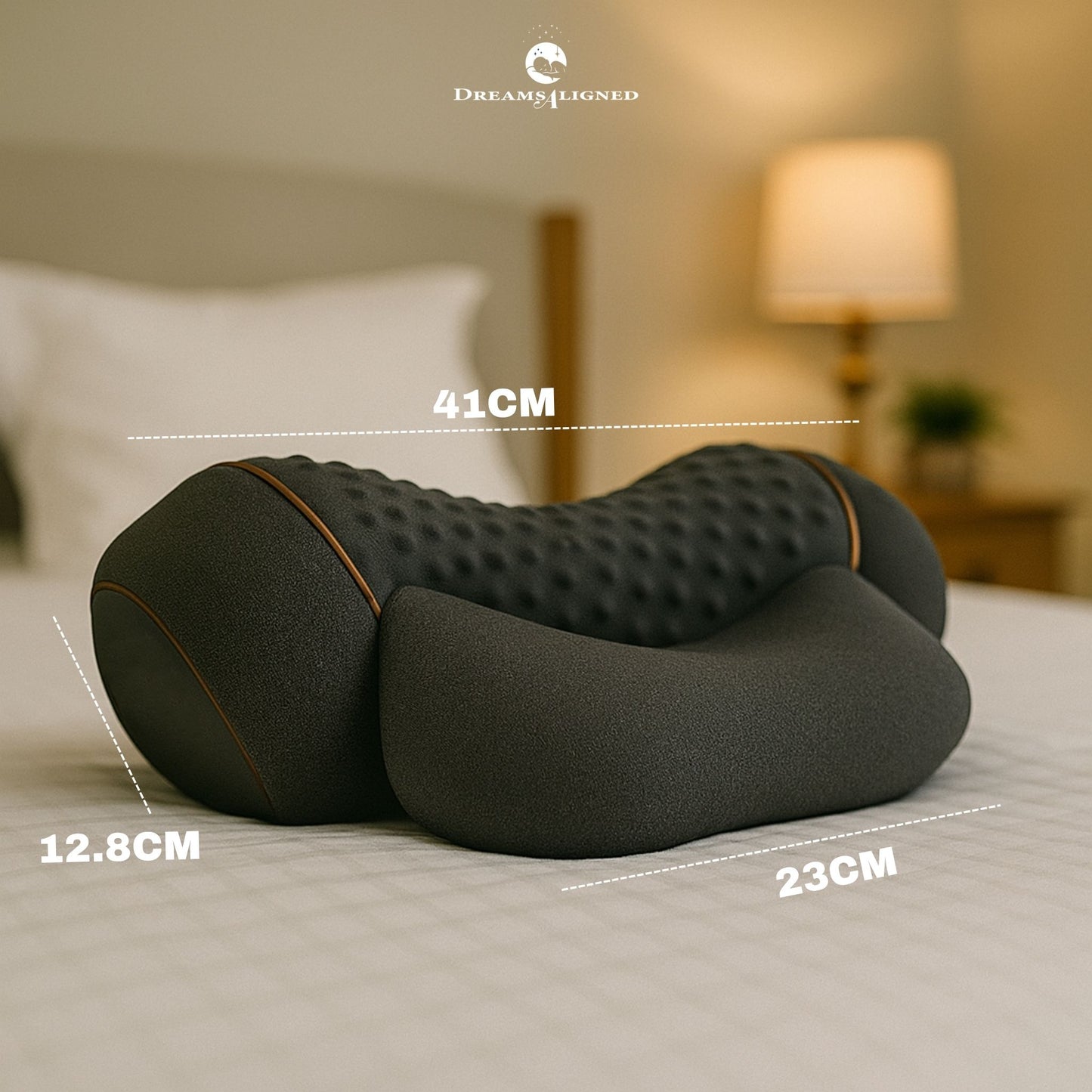 DreamsAligned Heat Compress Traction Massage Pillow