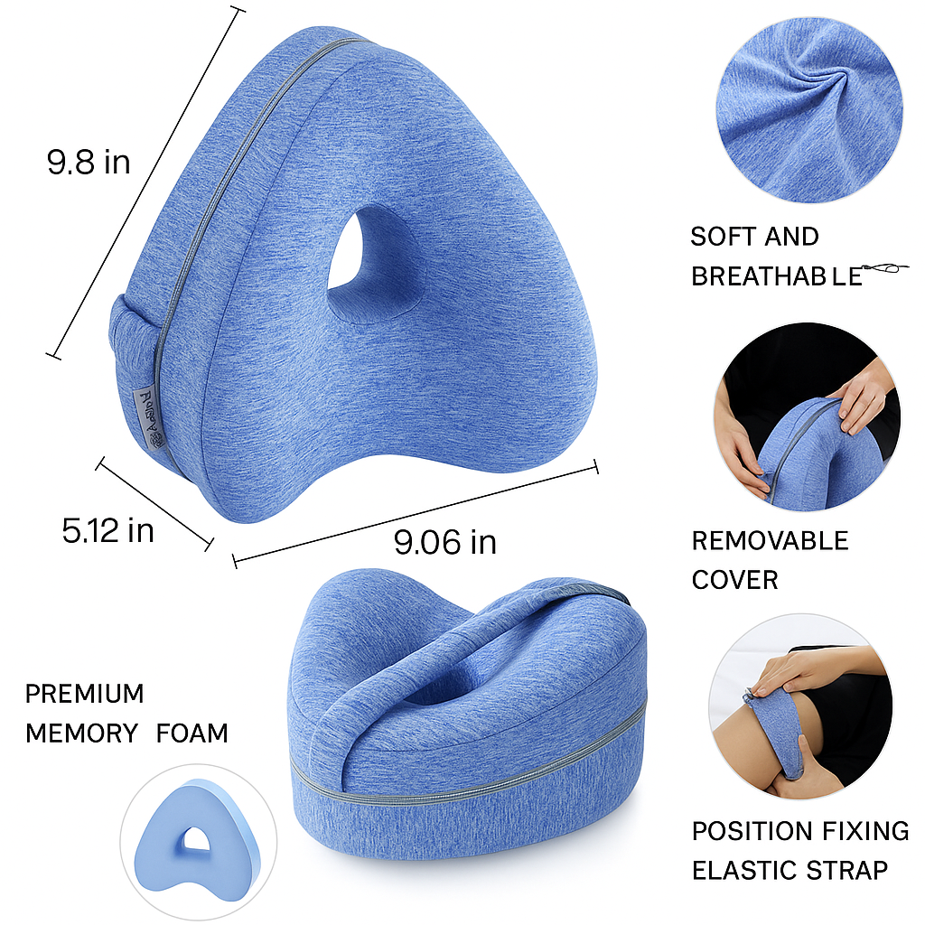 DreamsAligned Memory Foam Leg Support Pillow