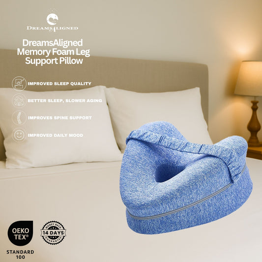 DreamsAligned Memory Foam Leg Support Pillow