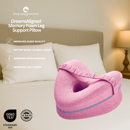 DreamsAligned Memory Foam Leg Support Pillow